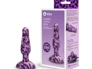 COTR Inc. b-Vibe Novice Leopard Small Vibrating Butt Plug for Beginners