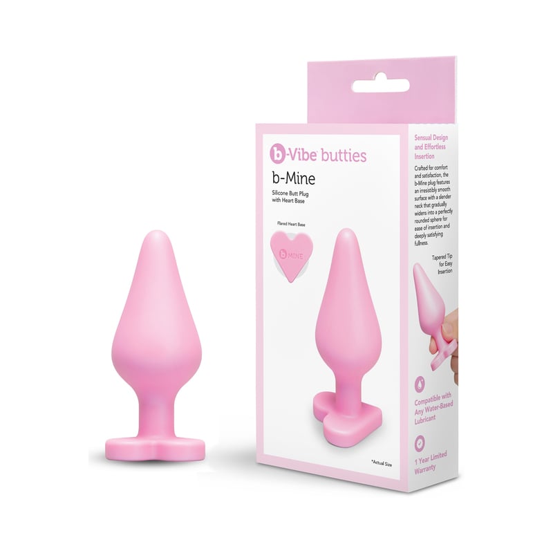 COTR Inc. b-Vibe Butties B-Mine Silicone Beginner Butt Plug - Condom Sense