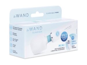 COTR Inc. Le Wand Classique Mini Rechargeable Wand Massager – Compact, Discreet & Powerful Personal Massager