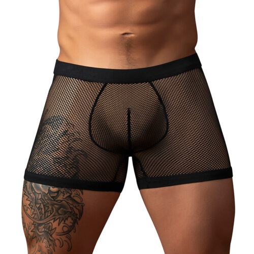 Male Power Fishnet 2.0 PCH Short Black Men’s Underwear - Part #15211CBKMD