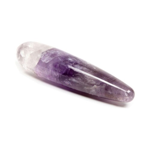 Dame Products Chakrubs Amethyst Original Wand – Calming Meditation Stone for Emotional and Spiritual Balance