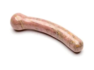 Dame Products Chakrubs Anahata Curve Rhodonite Wand - Emotional Balance and Heart Chakra Activation