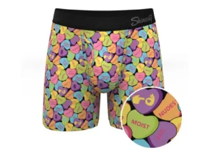 Shinesty The Candy Crush Candy Hearts Ball Hammock Pouch Underwear with Fly M