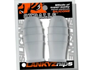 Blue Ox Designs Oxballs Lankyz Silicone Nipsuckers Clear – Deep-Suck Nip Play Enhancer