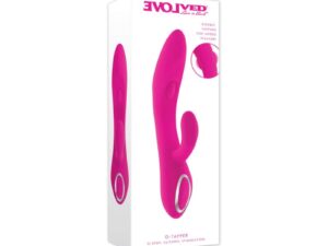 Evolved G Tapper Rechargeable Dual-Action Vibrator with Double Tapping and Independent Clitoral Stimulator