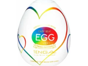 Tenga Egg Lovers Pride Edition – Compact, Discreet Male Masturbator with Pride Design by TENGA USA, Inc