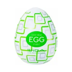 TENGA USA Inc Tenga Egg Cubic - Compact and Flexible Male Masturbator with Bold Cubic Edges