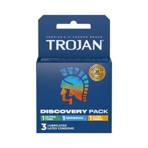 Trojan Discovery 3 Pack Condom Variety Set by Paradise Marketing Services (Part No. 2927)
