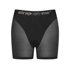 Lovely Planet USA Strap-On-Me Harness Lingerie Halo Black S – Comfortable High-Waist Cyclist Style with