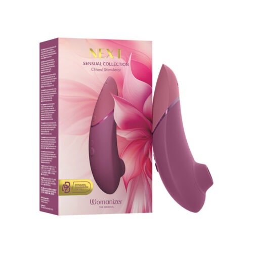 We-Vibe Womanizer Next Sensual Collection Dusky Pink – Advanced Pleasure Air Clitoral Stimulator with Climax Control and Waterproof Design