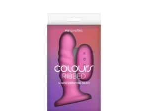 New Sensations Novelties Inc. Colours Ribbed Vibrating 5-inch Pink