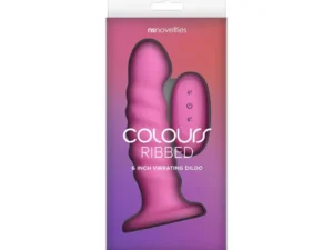 New Sensations Novelties Inc. Colours Ribbed Vibrating 6-inch Pink