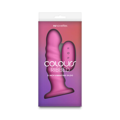 New Sensations Novelties Inc. Colours Ribbed Vibrating 6-inch Pink