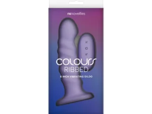 New Sensations Novelties Inc. Colours Ribbed Vibrating 6-inch Purple