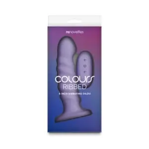 New Sensations Novelties Inc. Colours Ribbed Vibrating 6-inch Purple