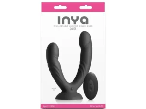 New Sensations Novelties Inc. INYA Duet Black – Dual Stimulation Vibrator