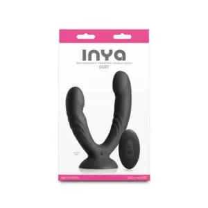 New Sensations Novelties Inc. INYA Duet Black – Dual Stimulation Vibrator