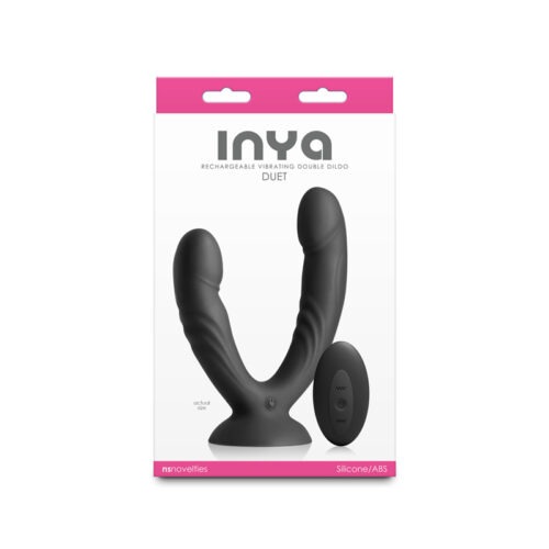 New Sensations Novelties Inc. INYA Duet Black - Dual Stimulation Vibrator
