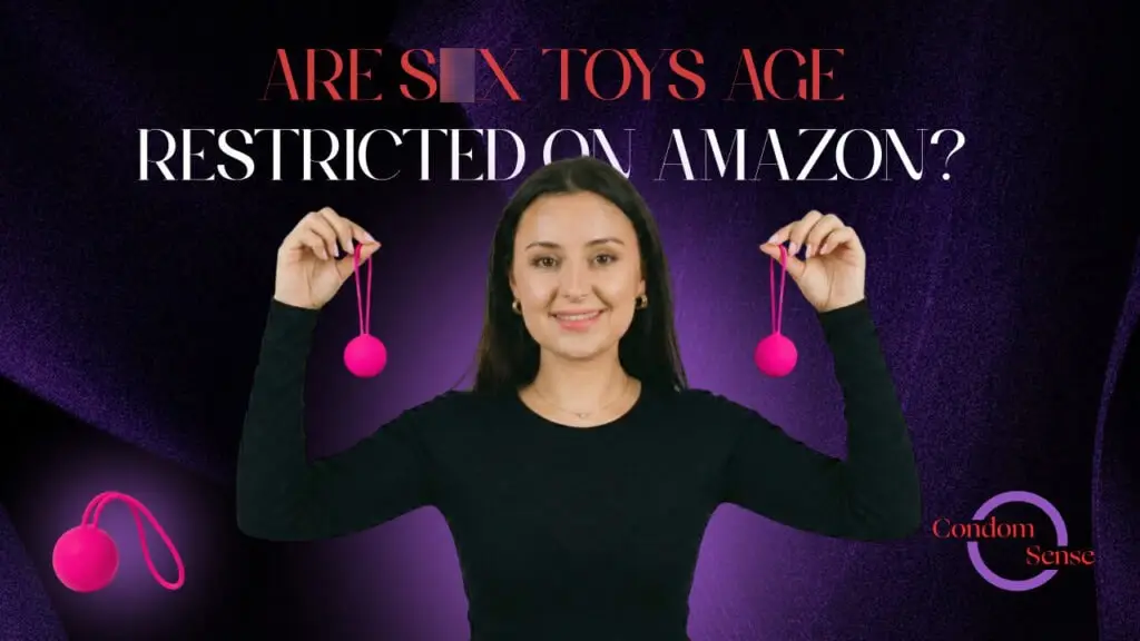 Blog banner asking Are Sex Toys Age Restricted on Amazon