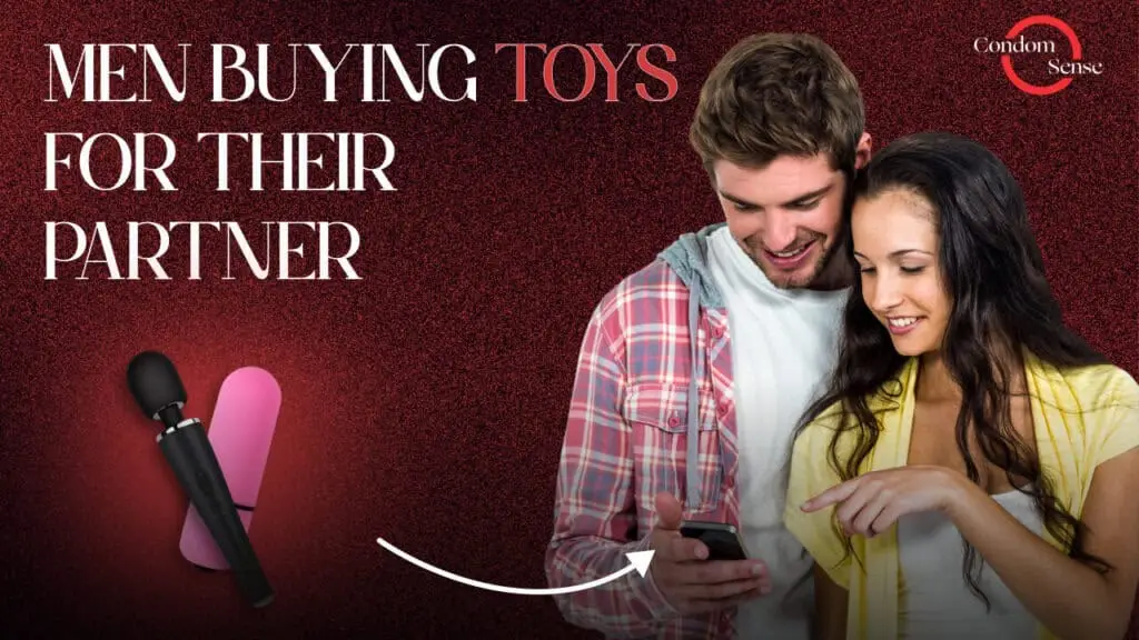 Blog banner reading Men Buying Toys for Their Partner