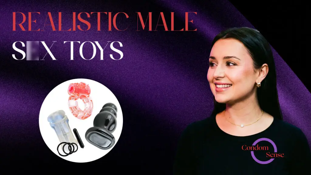 Blog banner reading Realistic Male Sex Toys