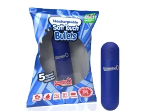 Screaming O Soft Touch Rechargeable Bullet – Blue