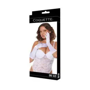 Coquette White Gloves One Size