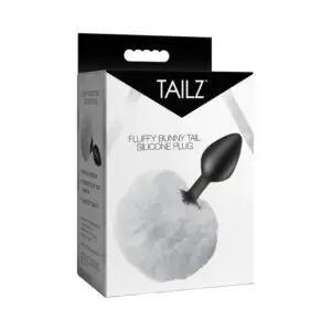 XR LLC Tailz Fluffy Bunny Tail Silicone Plug
