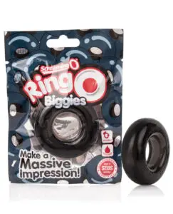 Screaming O RingO Biggies Black Cock Ring, RBG-BL