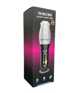 The Male Rose Original Rechargeable Rotating Masturbator with Vibration